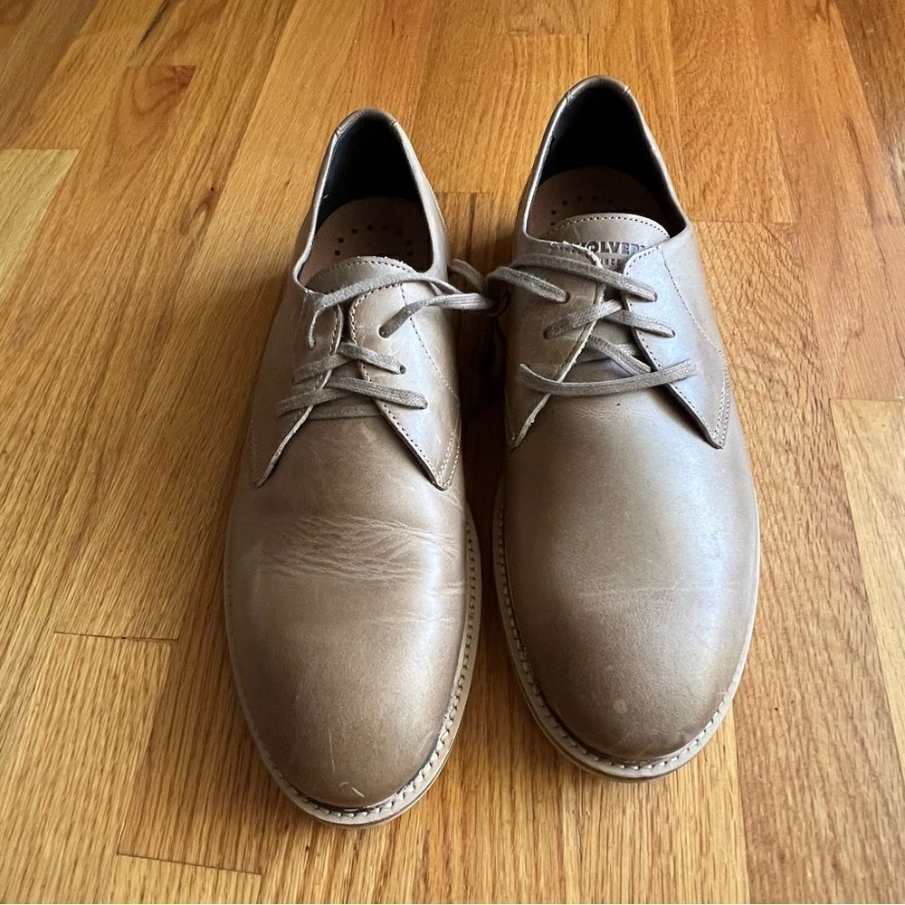 New Men’s Wolverine Leather Oxford Shoes Size 9.5